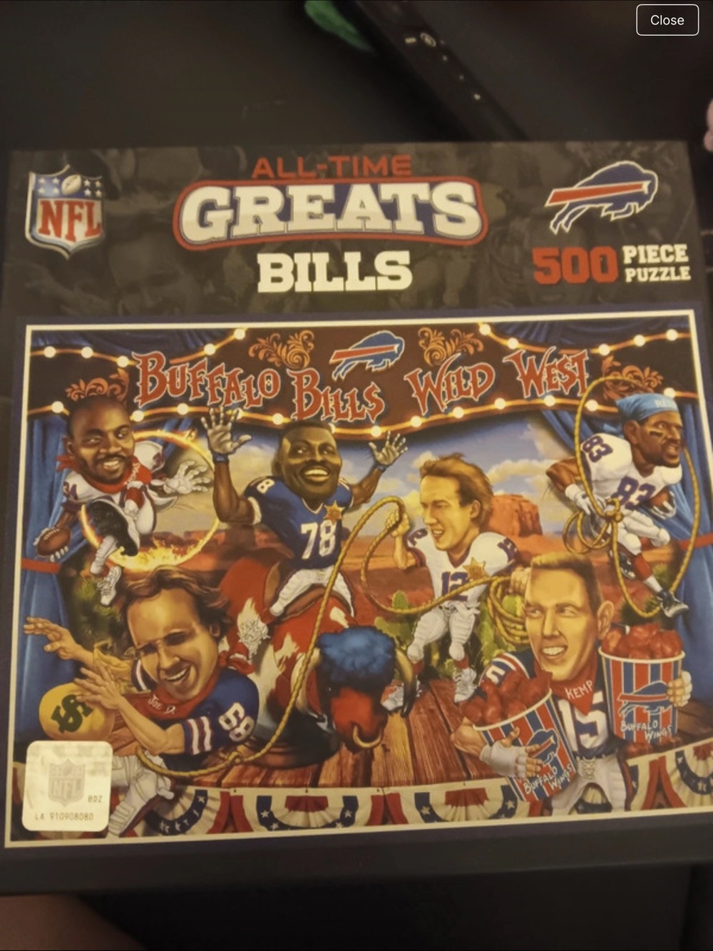 All-Time Greats Bills 500-Piece Puzzle – Buffalo Bills (Blue & Red)